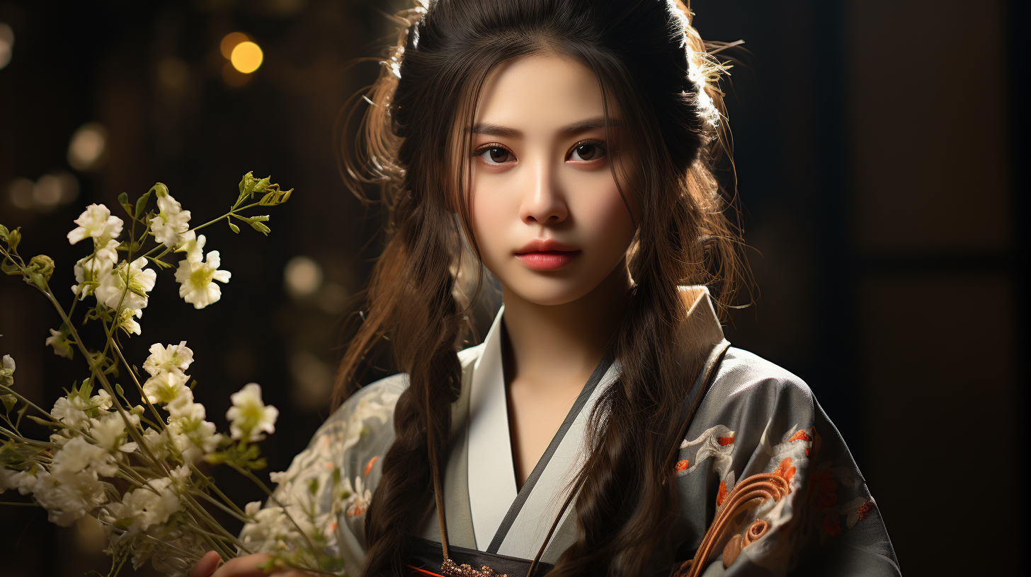 MJ（Midjourney）生成的汉服美女图有多真实